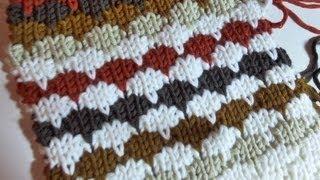 Knit with eliZZZa * Knitting Stitch "Cobblestone"