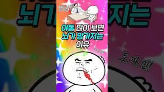 야동 많이 보면 뇌가 망가지는 이유 #교양만두 #shorts #야동 #도파민