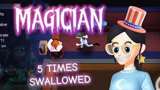 Magician Weplay 5 Times Swallowed