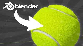 Make a TENNIS BALL in Blender 3D | Easy Realistic Tutorial