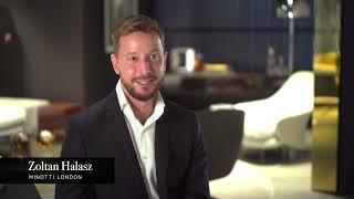 Trade and Retail Manager at Minotti London, Zoltan talks about his favourite piece in the showroom
