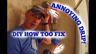 DIY FIX A LEAKING SHOWER HEAD & HOW TO REMOVE SHOWER HANDLE