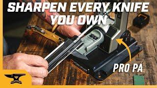 Sharpen Every Knife You Own on the Professional Precision Adjust Knife Sharpener