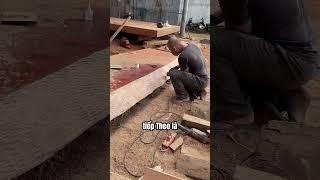 Khúc gỗ ho.á thành k.iệt tác #chiengodo #wood #sapgo #sonsapgo