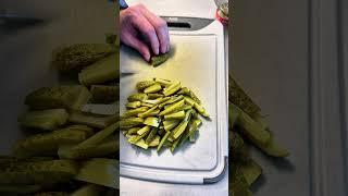 Stroganoff prep – real kitchen, real life. Do you mise en place or just wing it? #stroganoff