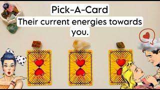 Their current energies towards you.Pick A Card reading