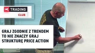 Graj w zgodzie z trendem, to nie znaczy graj strukturę price action | Mieczysław Siudek