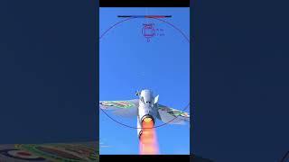 War Thunder: EE lightning VS. F104 at Altitude! He tries to climb away! #warthunder #shorts #short