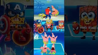 SpongeBob Exe Squrepants Coffin dance Tiles hop #shorts #youtubeshorts