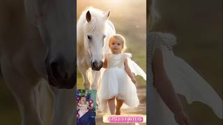 Cutest Baby Fashion Show with animals (piu piu piu) #artificialintelligence #aibaby #cute