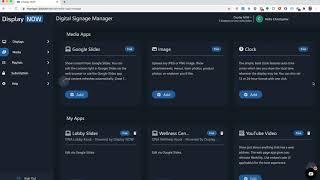 Manage your screens with Display NOW Digital Signage Manager