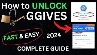 How to unlock ggives 2024 - Paano ma unlock ang ggives #cedricvlogchannel