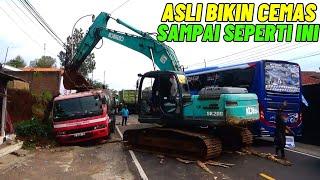 ASLI BIKIN CEMAS ‼️ Evakuasi truk tangki rem blong di kadipaten gentong Tasikmalaya