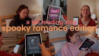 reading spooky romances!!!  