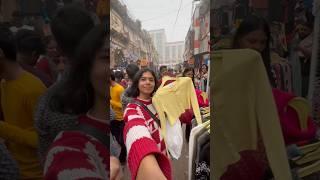 Sarojini Nagar Winter Shopping With Mom! ️️ #minivlog #shorts #sarojininagar #shopping #upsc