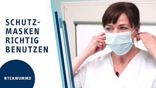 Corona-Hygiene: Schutzmasken richtig benutzen | UMMD