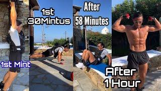 Salt Bae (Nusr-Et Owner) Challenge 1 Hour With 24 KG Weight Fitness Video 2022