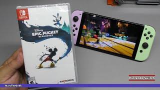 Disney Epic Mickey: Rebrushed Unboxing & Gameplay on Nintendo Switch