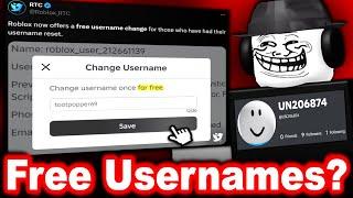 The "free" username update that trolled everyone... (ROBLOX NEWS)