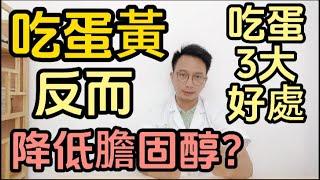 吃蛋黃反而能降低膽固醇？補充卵磷脂和葉黃素，每天一顆蛋，降膽固醇、促消化、防失智健康從蛋黃開始！