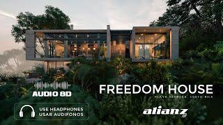 Freedom House, Playa Hermosa Costa Rica. (8D Audio) Alianz Architecture