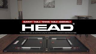 Head Summit Table Tennis Table Assembly