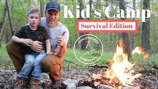 Father and Son Camp in a Yurt: Bushcraft and Survival