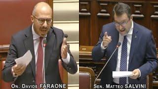 DURO SCONTRO TRA FARAONE E SALVINI SUL CASO OPEN ARMS ALLA CAMERA DEI DEPUTATI