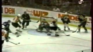 Bob Boughner vs Eric Lindros Feb 8,1996