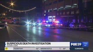 IMPD investigating death of man found downtown