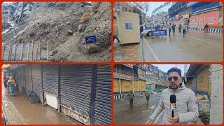 Shop Closures & Traffic Diverted at Fatima Chowk kargil as Administration Takes Precaution.