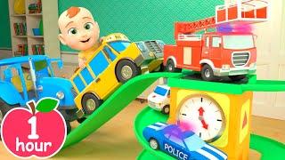 Hickory Dickory Dock song | Cars version | Newborn Baby Songs & Nursery Rhymes