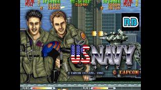 1990 [60fps] U.S. Navy 2Players Hornet & Intruder Hardest ALL