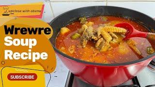 How to make Ghanaian Wrewre Soup/Wr3wr3 Nkwan at home |Wild Melon Seeds Soup.