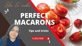 Guaranteed perfect macarons with these tips  #macarons #rtvlogs