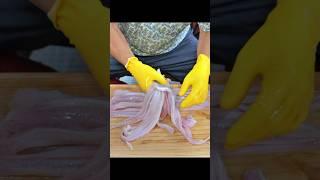 씹을수록 고소한 아나고 세꼬시 / How to fillet conger sea eel sashimi - Korean Street food #shorts