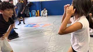 Girl vs Boy Jiu Jitsu and Girl Wins on 17/11/2023 at GSF Academy