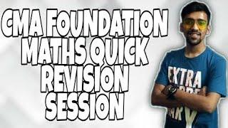 7. CMA FOUNDATION MATHS REVISION | Regression