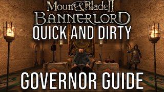 Governor Guide - Mount & Blade II: Bannerlord