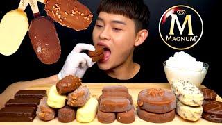 ASMR “초콜릿 커버아이스크림” 미니매그넘 티코 구구아이스크림 화이트매그넘 먹방~!! Mini Magnum Tico White Magnum MuKBang~!!