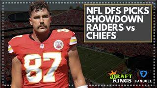 NFL DFS Picks for Black Friday Showdown, Raiders vs Chiefs: FanDuel & DraftKings Lineup Advice