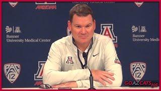 Tommy Lloyd talks after Arizona's 81-68 win over Cal | GOAZCATS.com video