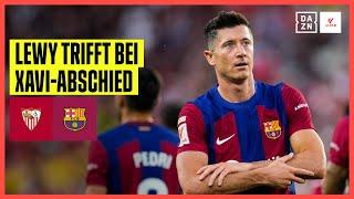 Lewandowski beschert Xavi würdigen Abschied: FC Sevilla - FC Barcelona | LaLiga | DAZN Highlights