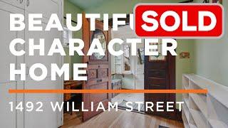 SOLD at 1492 Willam St | Character Home For Sale - East Vancouver, BC