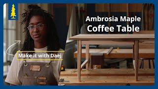 How to Build an Ambrosia Maple Coffee Table