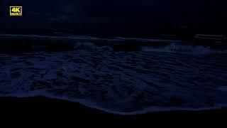 Deep Sleep Better with Ocean Waves on a Dark Night, Super Relaxing Ocean Sounds