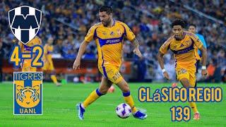 RESUMEN COMPLETO | PARTIDAZO Monterrey vs Tigres 4-2 | Jornada 12 Apertura 2024 Liga Mx