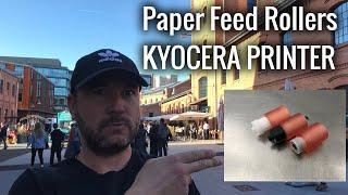 Paper Feed Roller Printer KYOCERA P6021 Service Tutorial Paper Jam