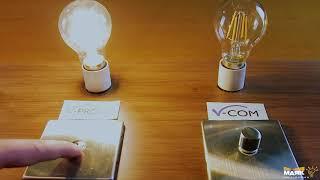 Mark Lighting - LED GLS lamps Varilight dimmers demonstration