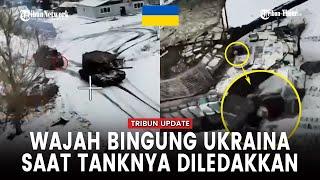 Drone FPV Rusia Hancurkan Tank Ukraina, Wajah Pengemudi Terekam!